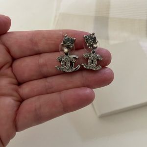 Coco Chanel diamond earrings.